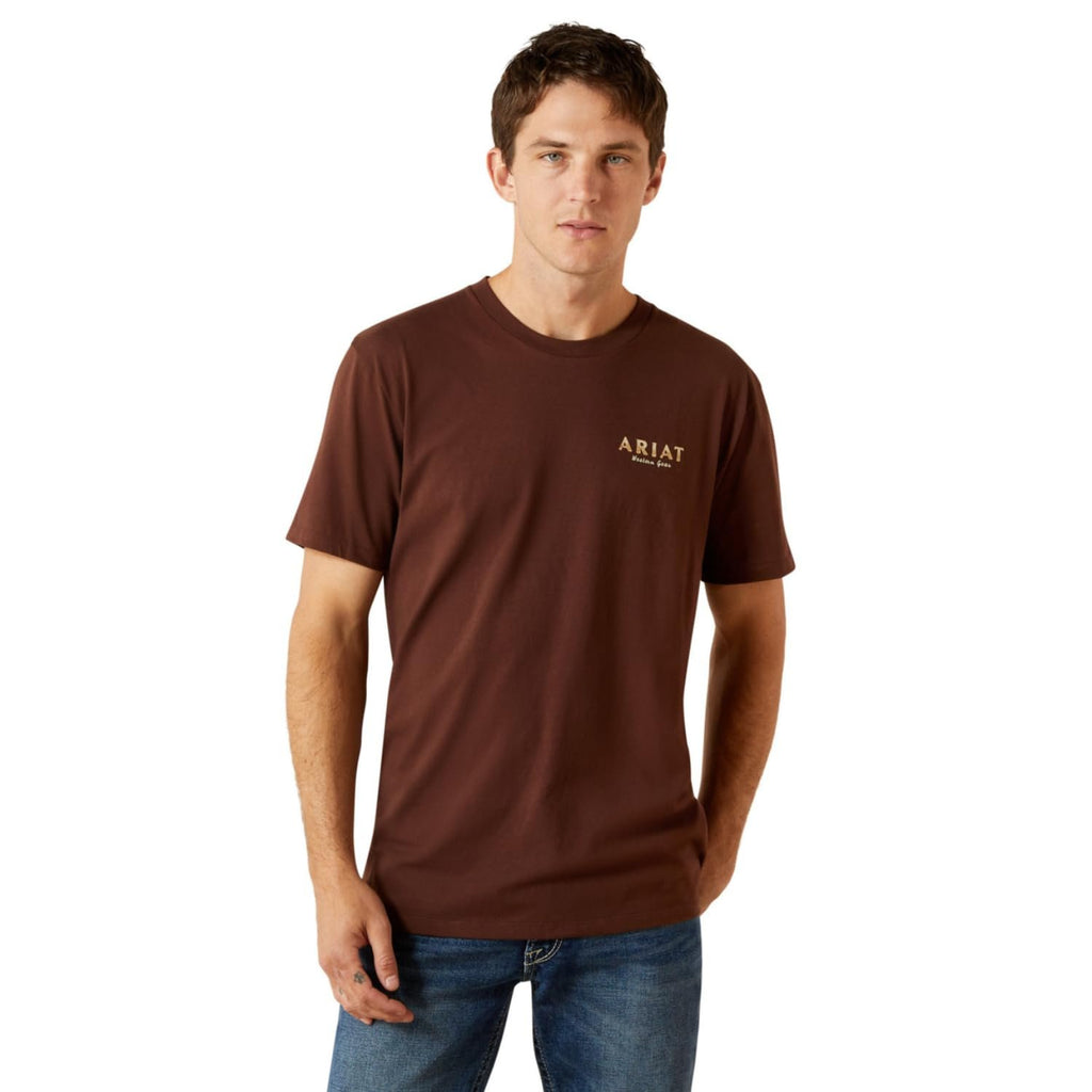 Ariat Men's Haters Club Tee Shirt, Deep Mahogany