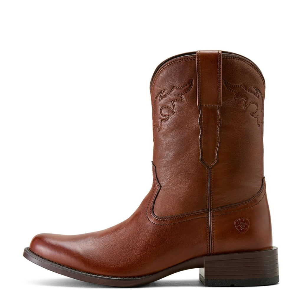 Ariat Men's Sonoro Roper Toe Western Boot - Cinnamon Brown