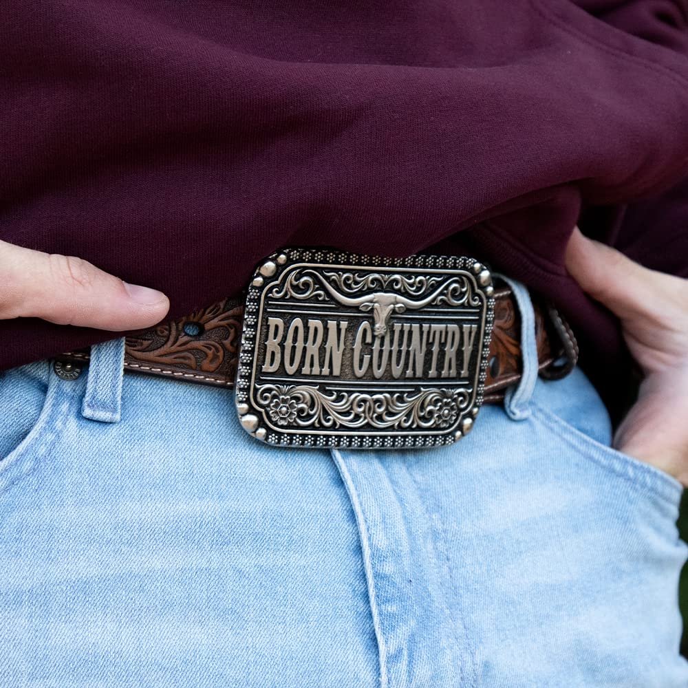 Montana Silversmiths Born Country Attitude Buckle