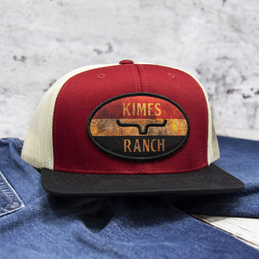 Kimes Ranch Men's American Standard Red Trucker Hat - Red