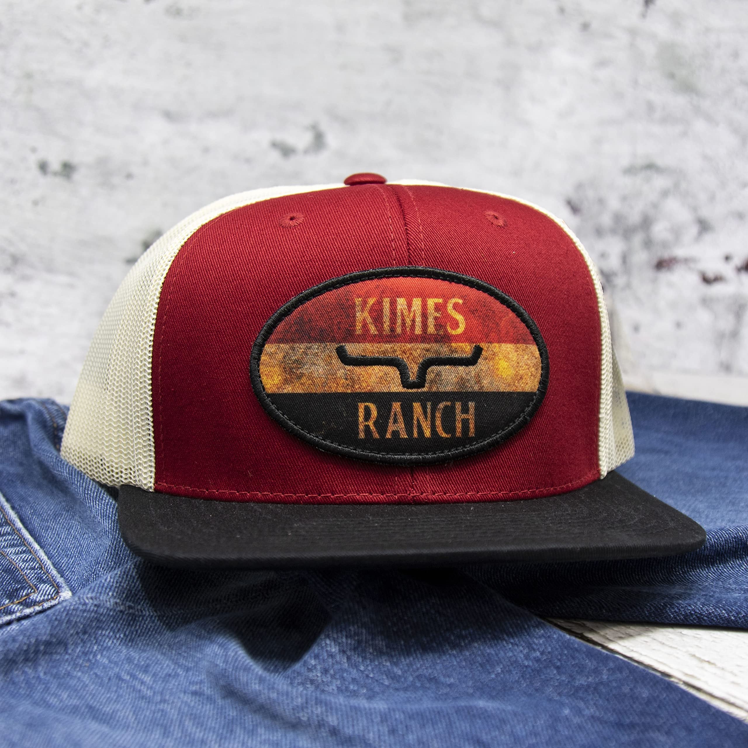 Kimes Ranch Men's American Standard Red Trucker Hat - Red