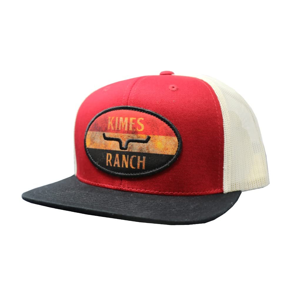 Kimes Ranch Men's American Standard Red Trucker Hat - Red