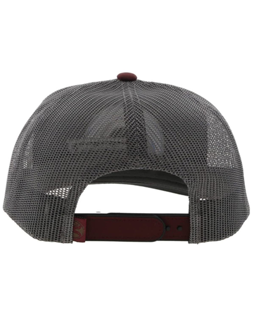 Hooey "Suds" Logo Embroidered Trucker Hat, Maroon and White