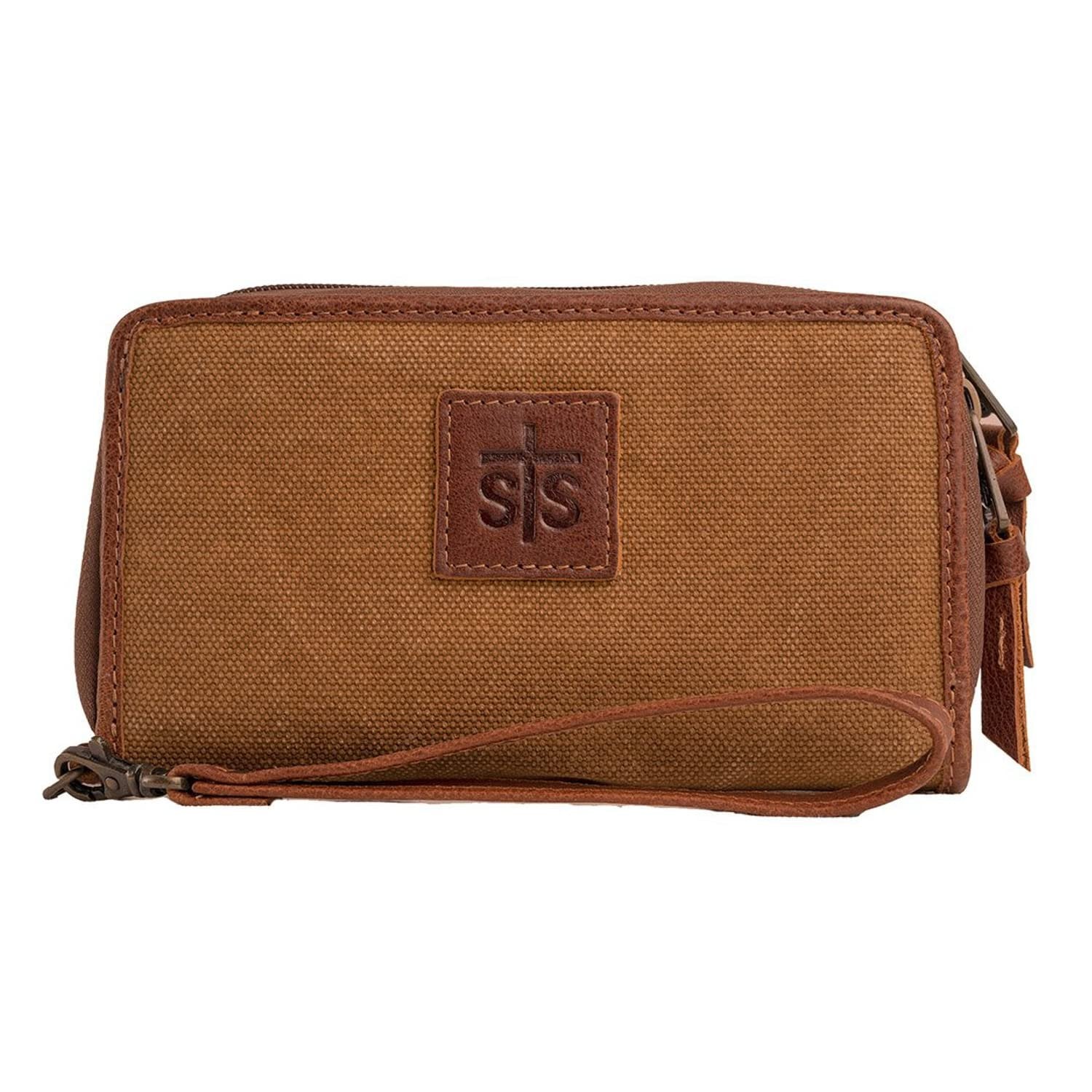 STS Ranchwear High Plains Kacy Organizer Cotton Clutch Tan