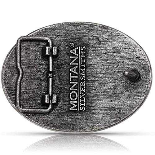 Montana Silversmiths Longhorn Attitude Western Belt Buckle