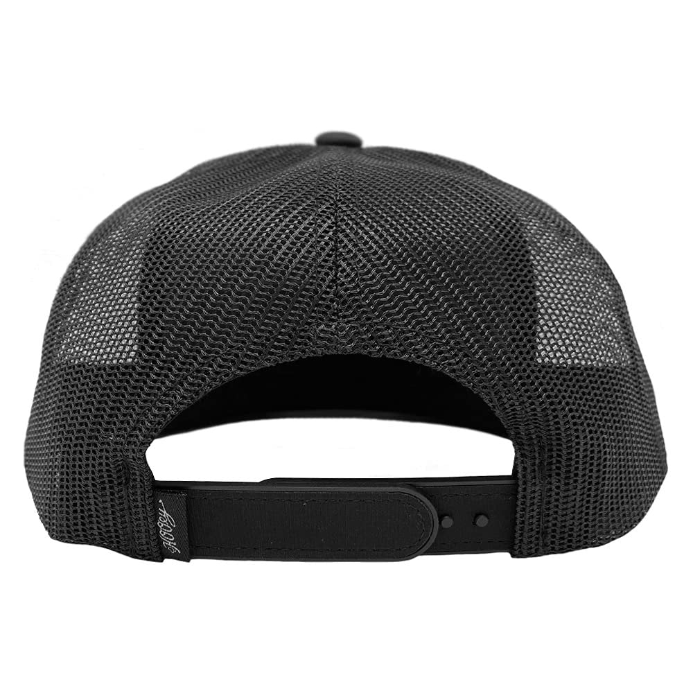 Hooey "Rodeo" Snapback Trucker Mesh Back Hat, Black/Serape
