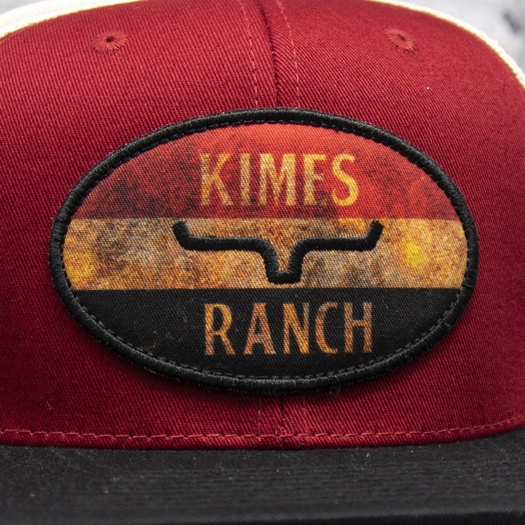 Kimes Ranch Men's American Standard Red Trucker Hat - Red