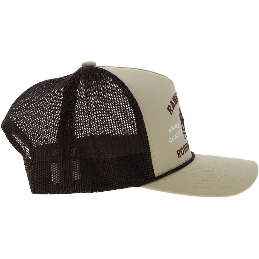 Hooey Rank Stock Snapback Cap, Tan/Brown