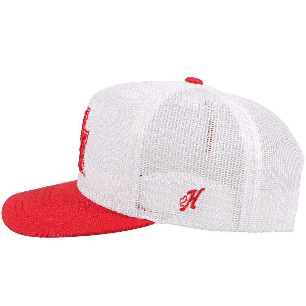 HOOEY University of Houston Cap, White/Red