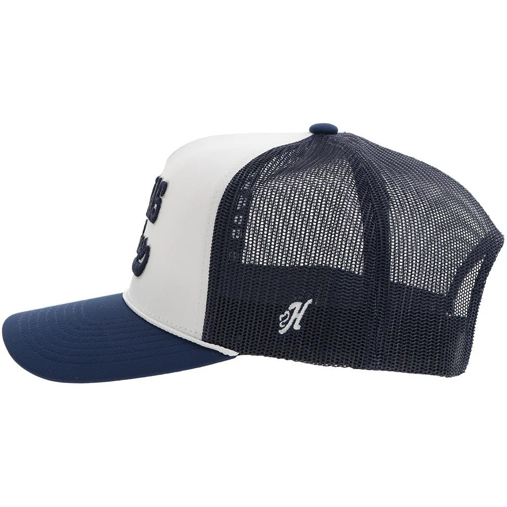 Hooey Dallas Cowboys Trucker Hat – White/Navy Cowboys Snapback