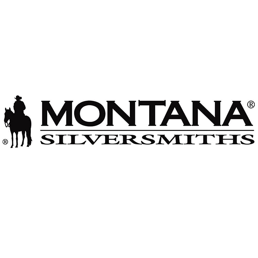 Montana Silversmiths Longhorn Crest Filigree Attitude Belt Buckle