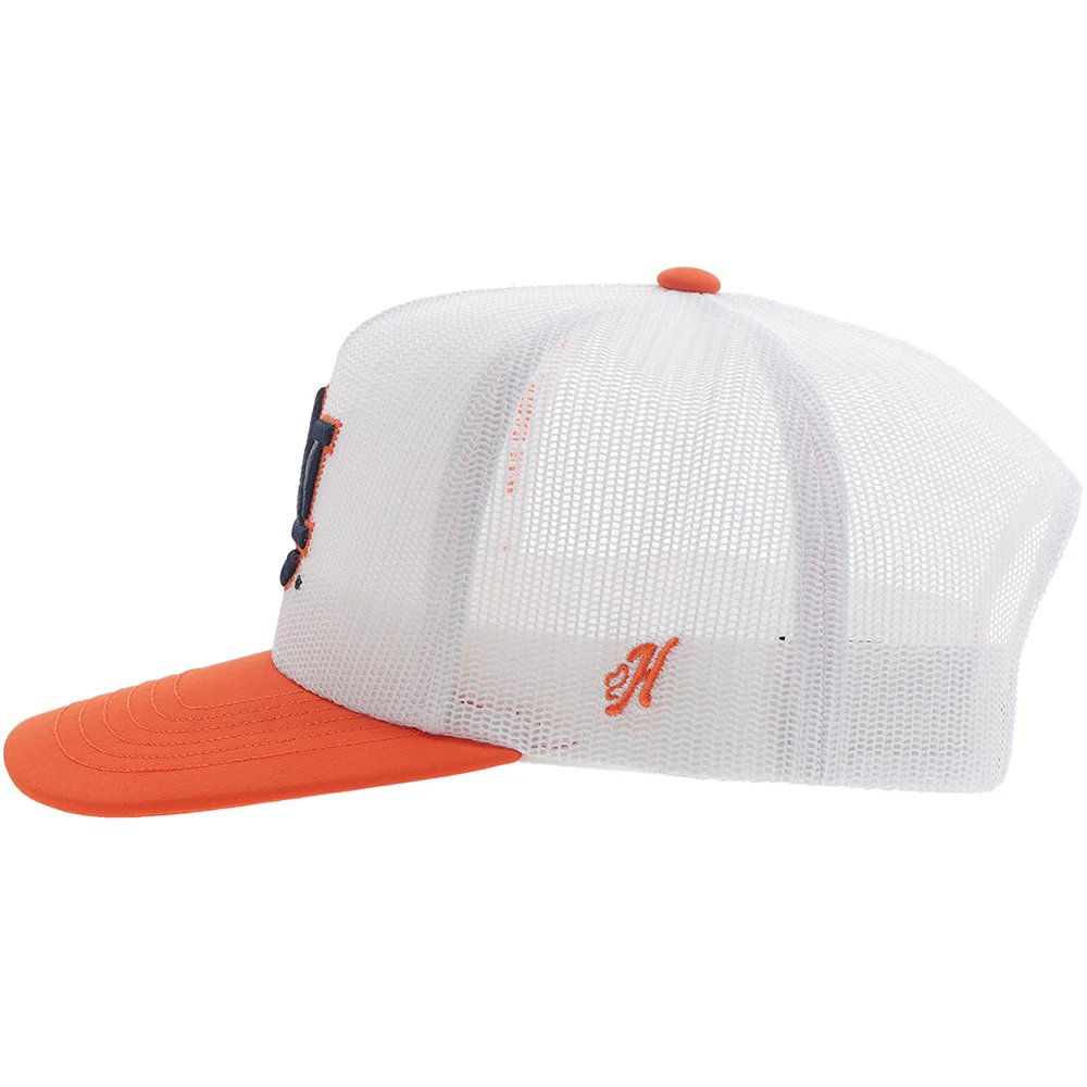 Hooey Auburn Univsity Snapback Hat, White/Orange