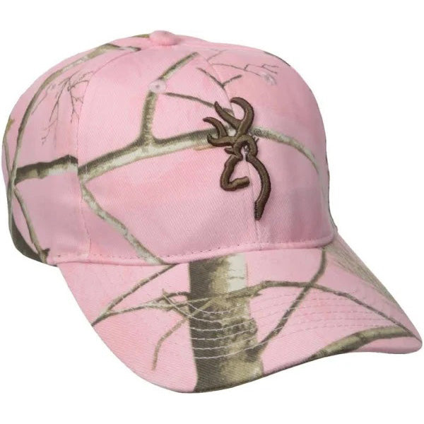 Browning Women's Rimfire Pink Camouflage Hat